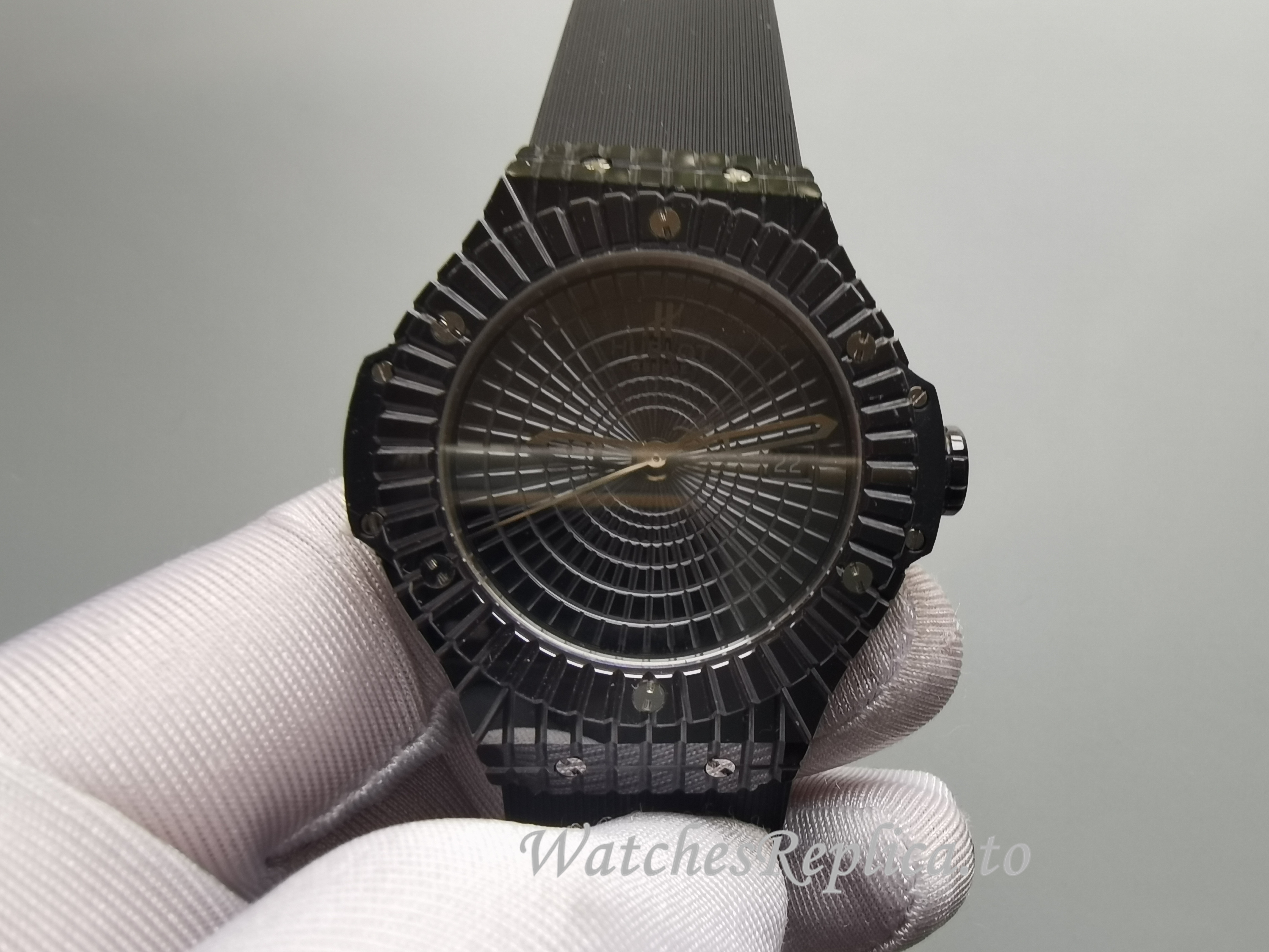 Hublot 41mm Black Ceramic Dial 346.CX.1800.BR 41 MM - WatchesReplica.is