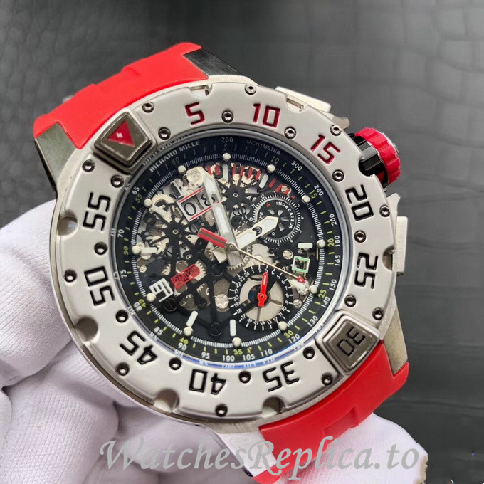 Richard Mille Replica RM032 Rubber strap 50MM - WatchesReplica.is
