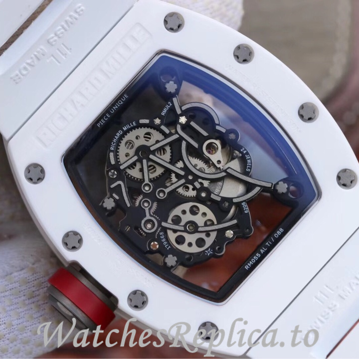 Richard Mille Replica RM055 Rubber strap 50MM - WatchesReplica.is