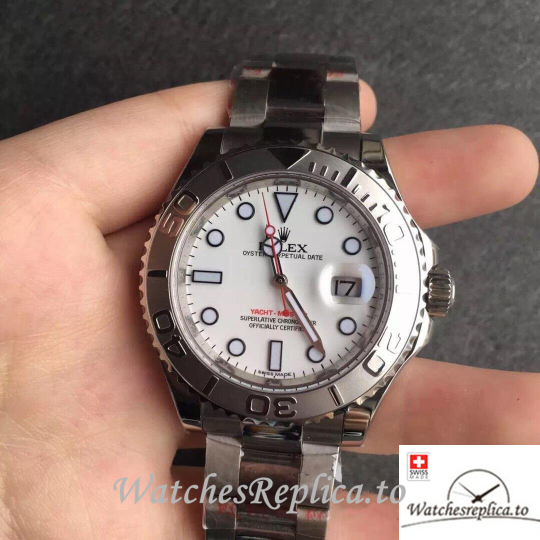 Swiss Rolex Yacht-Master Replica 116622 Stainless steel strap 40MM - WatchesReplica.is