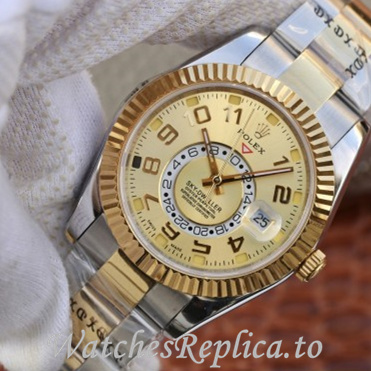 Swiss Rolex Sky Dweller Replica 326939 Stainless steel strap 42MM - WatchesReplica.is
