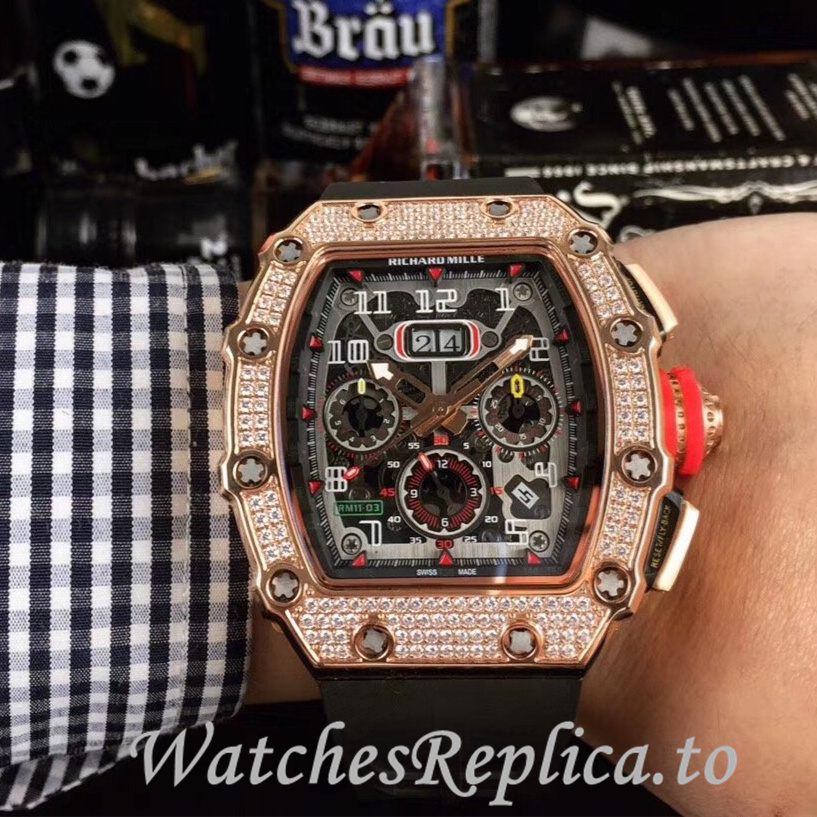 Richard Mille Replica RM11-03 Rubber strap 50MM - WatchesReplica.is