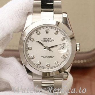 Swiss Rolex Datejust Replica 126300 Stainless steel strap 41MM - WatchesReplica.is