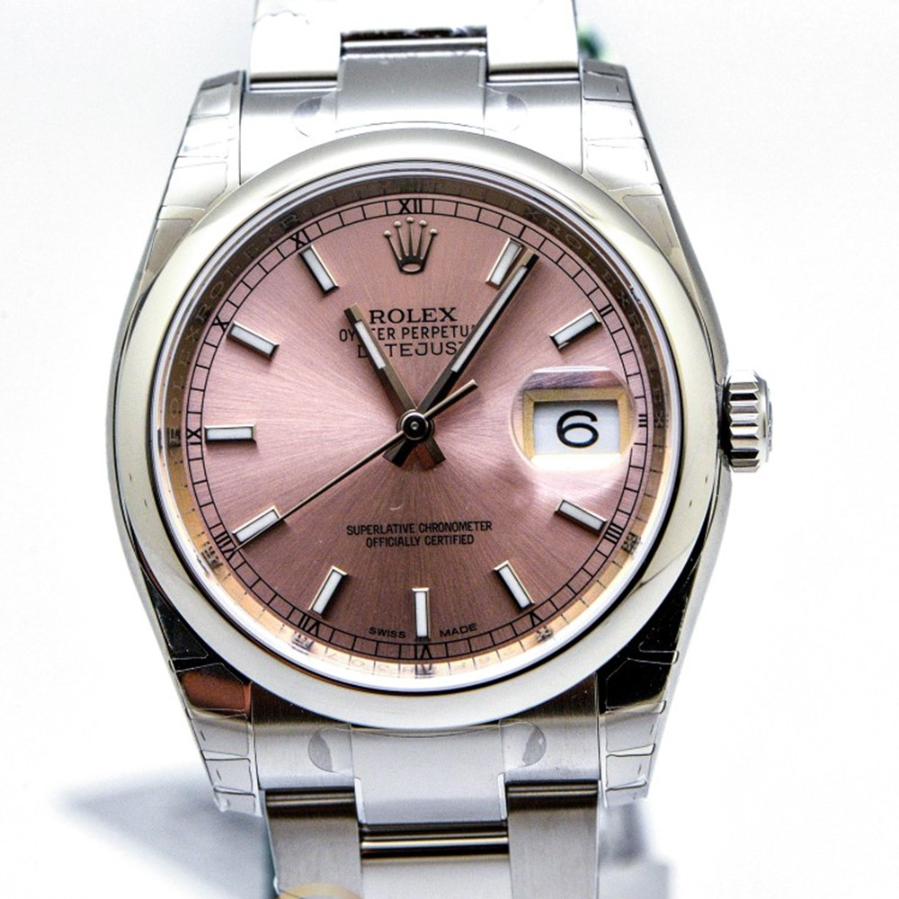 Rolex Datejust Pink Dial 116200 - WatchesReplica.is