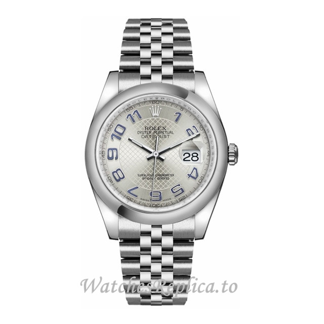 Replica Rolex Datejust 116200-38 36MM Stainless steel strap Mens Watch - WatchesReplica.is