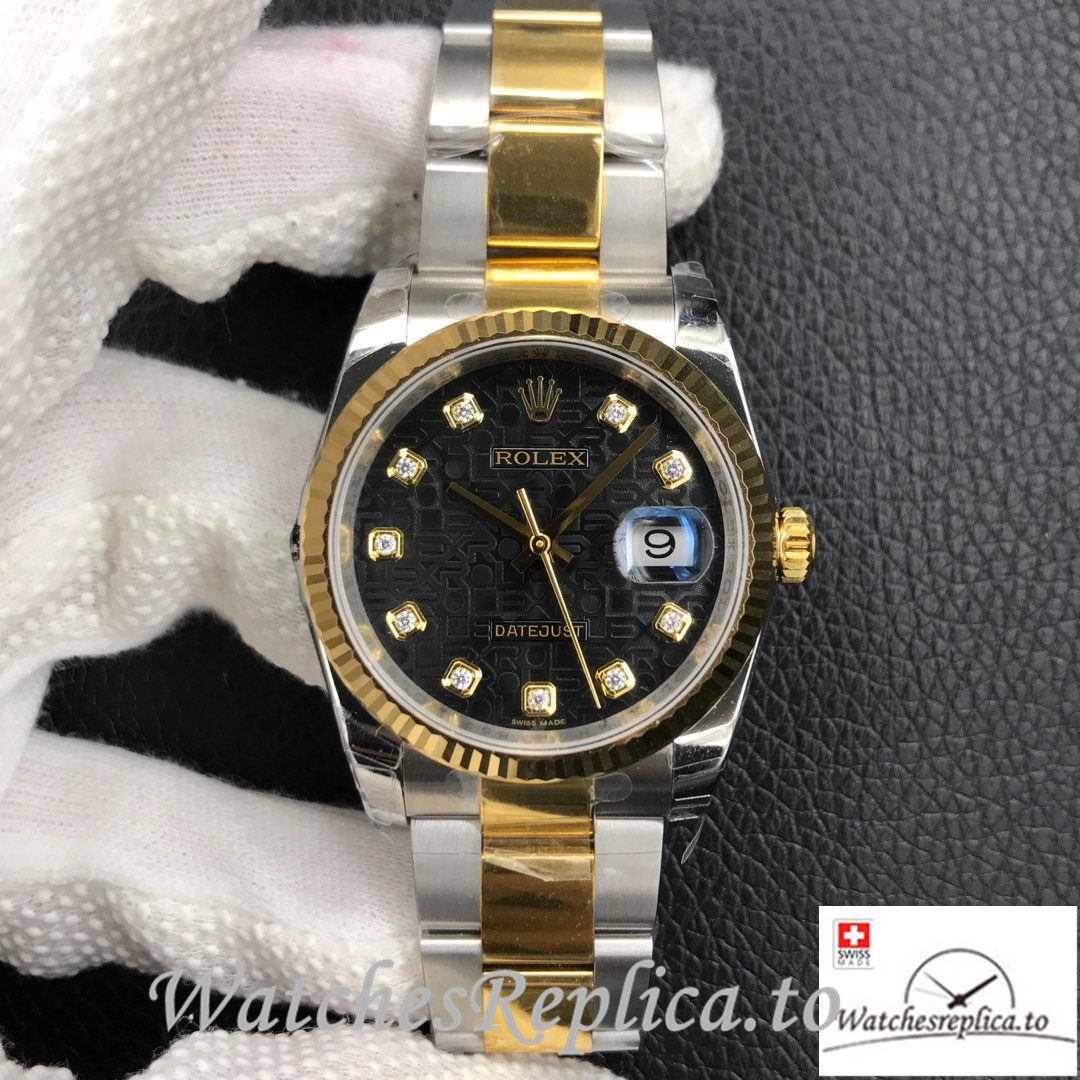 Swiss Rolex Datejust 126334 Replica Stainless steel strap 41MM - WatchesReplica.is