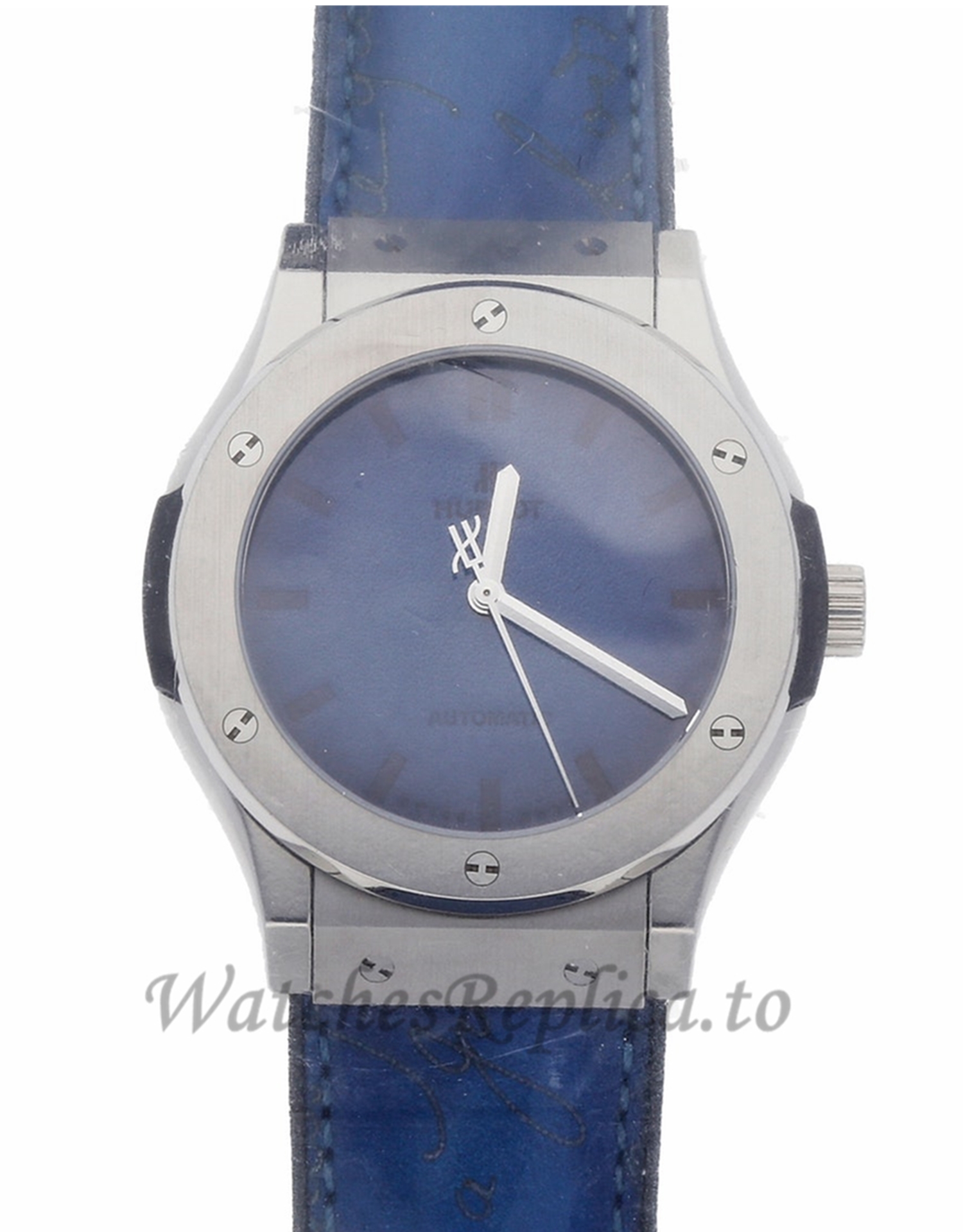 Hublot Replica Classic Fushion Berluti Blue Limited Edition 45mm 511.NX.050B.VR.BER16 - WatchesReplica.is