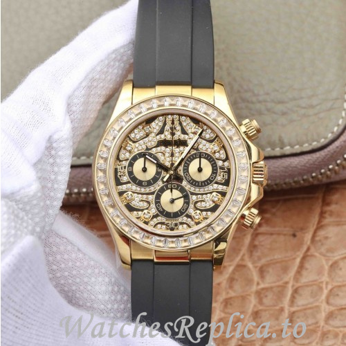 Swiss Rolex Daytona Replica 116588TBR-0003 Rubber strap 40MM - WatchesReplica.is