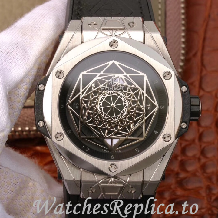 Hublot Replica 415.NX.1112.VR.MXM16 Rubber strap 45MM - WatchesReplica.is