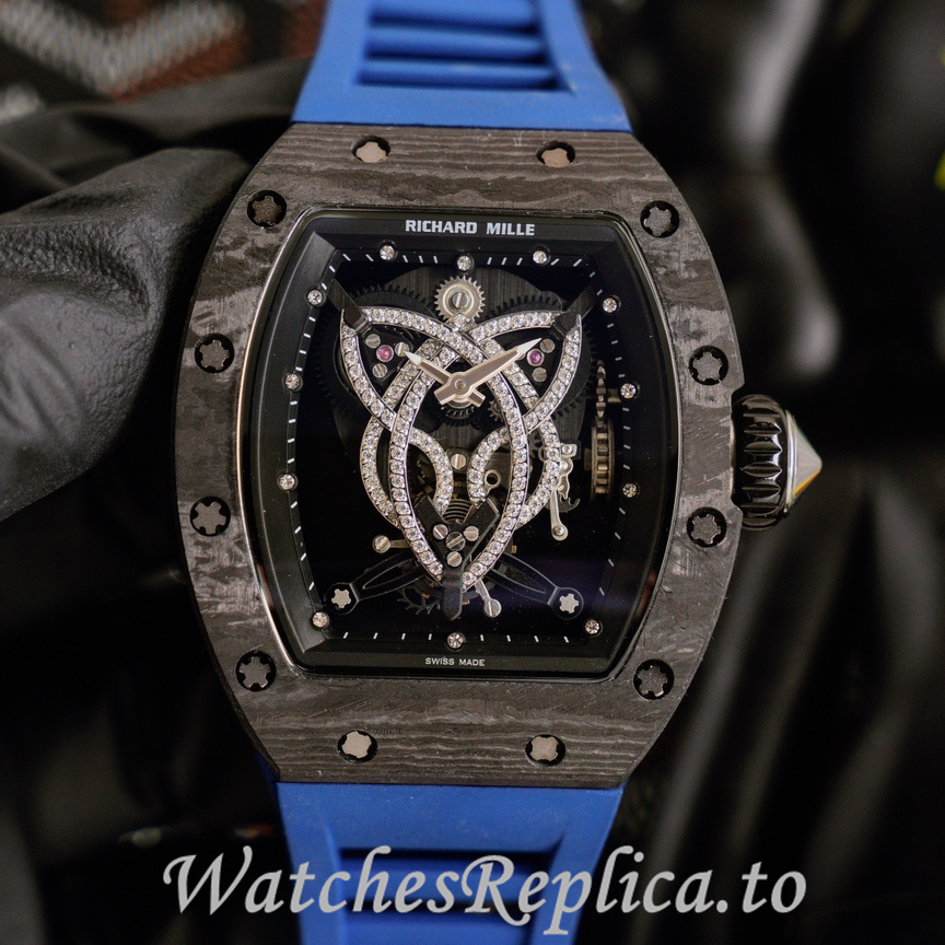 Richard Mille Replica RM019 Rubber strap 50MM - WatchesReplica.is