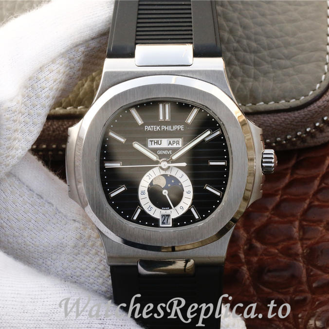 Patek Philippe Replica Nautilus 5726 Rubber strap 40.5MM - WatchesReplica.is