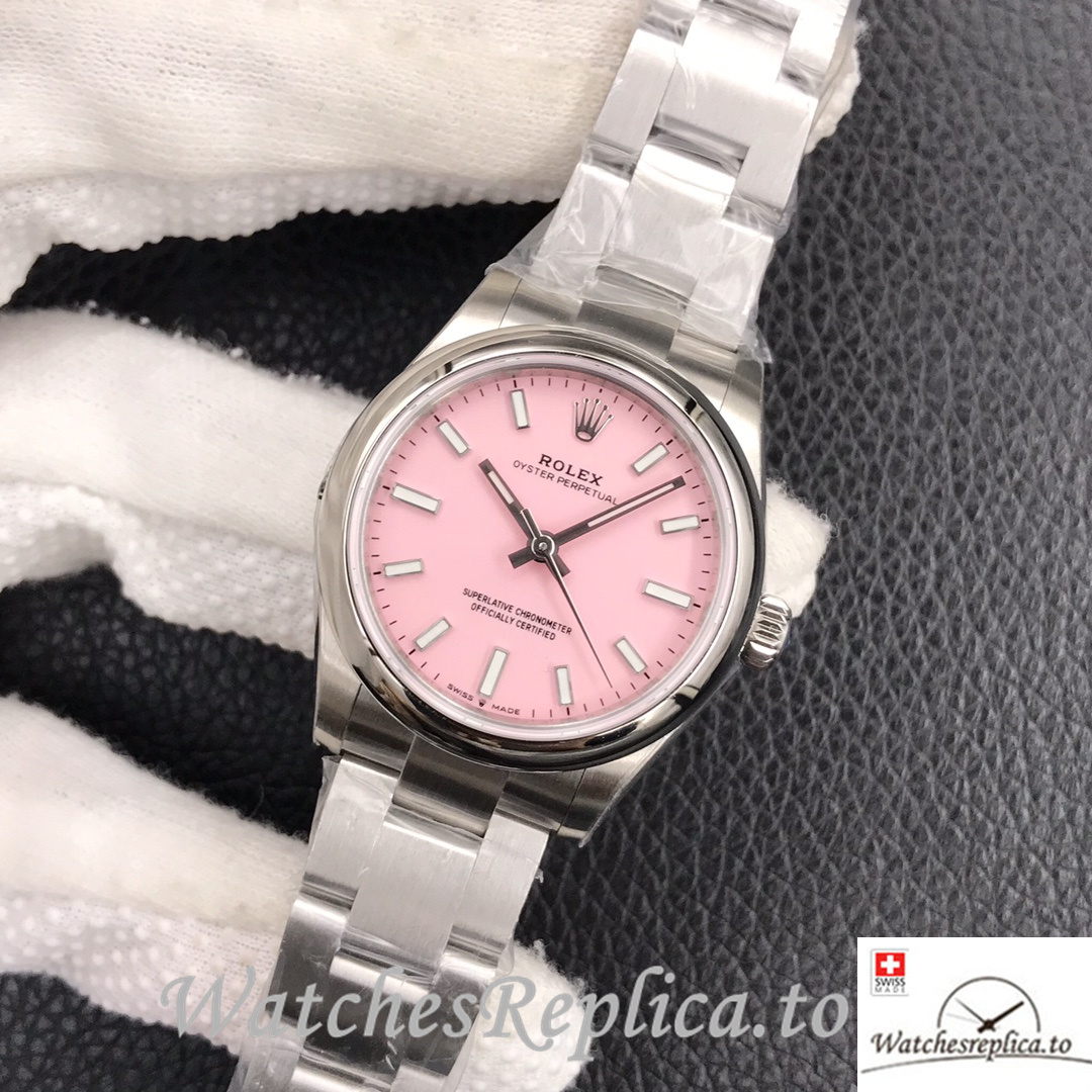 Swiss Rolex Oyster Perpetual Replica 277200 Stainless steel strap 31MM - WatchesReplica.is