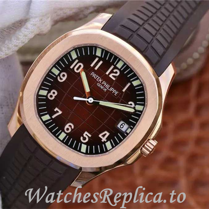 Patek Philippe Replica Aquanaut Rubber strap 42MM - WatchesReplica.is