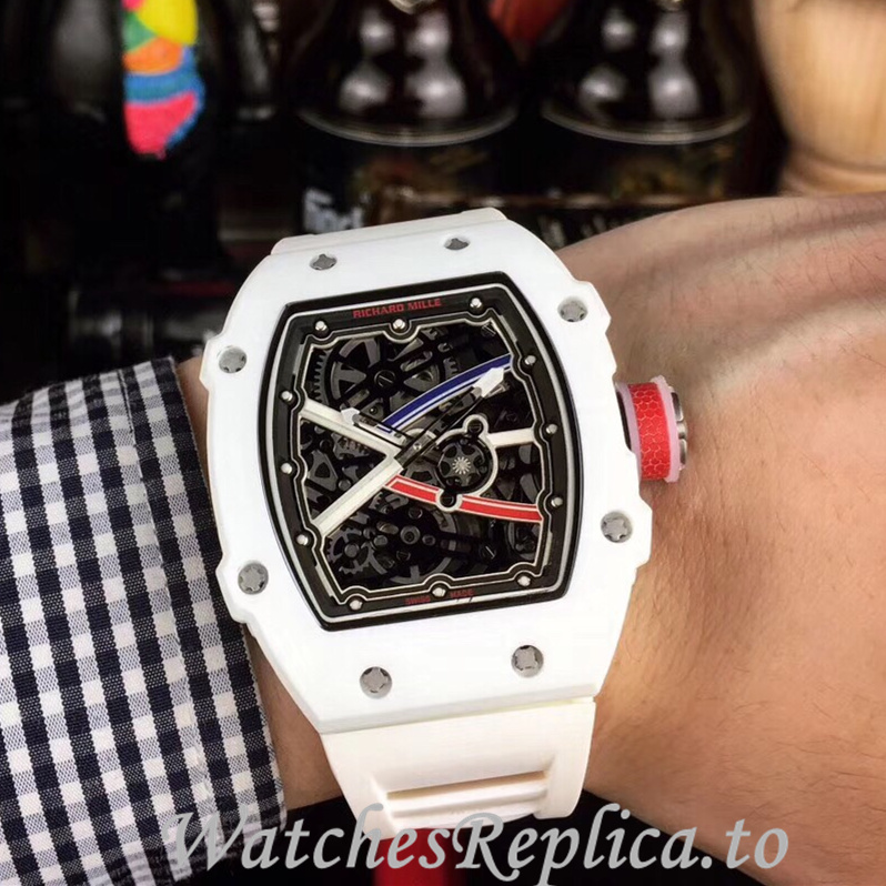 Richard Mille Replica RM67-02 Rubber strap 38.70x47.52MM - WatchesReplica.is