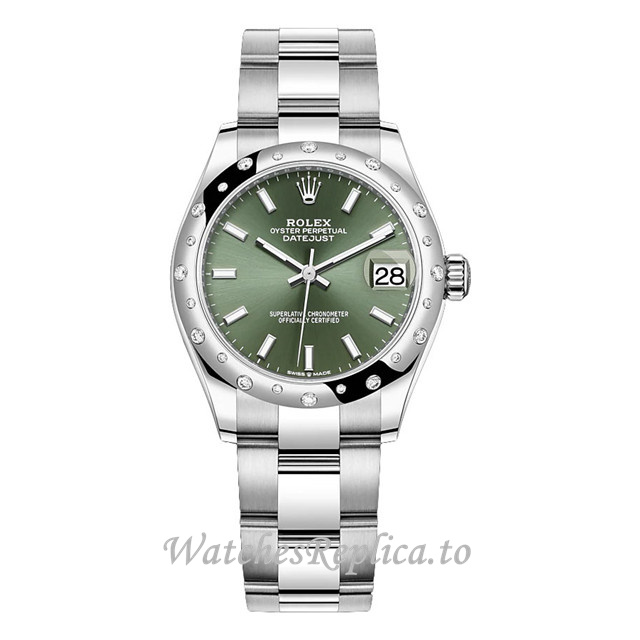 Replica Rolex Datejust m278344rbr-0019 31MM Stainless steel strap Ladies Watch - WatchesReplica.is