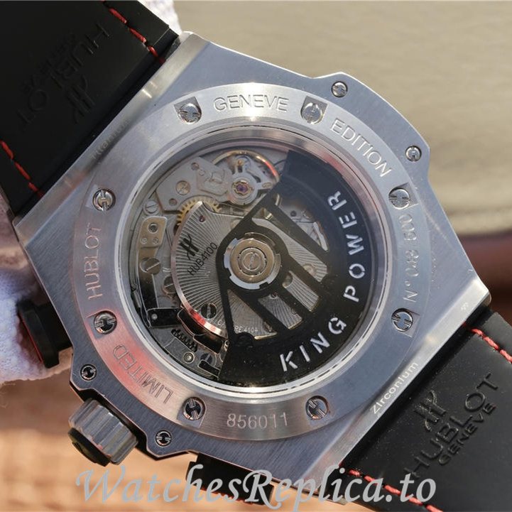 Hublot Replica F1 KING POWER Leather strap 48MM - WatchesReplica.is