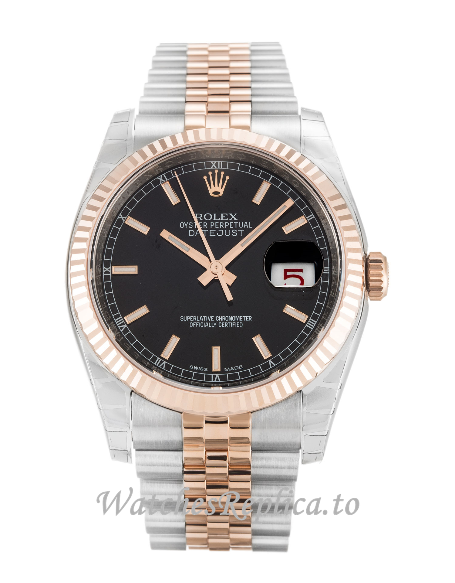 Rolex Datejust Black Dial 116231 - WatchesReplica.is