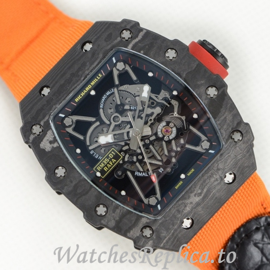 Richard Mille Replica RM35-01 Canvas strap 50MM - WatchesReplica.is