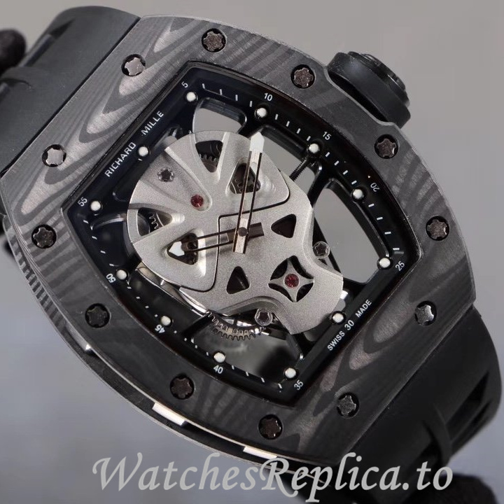 Richard Mille Replica RM52-06 Rubber strap 50MM - WatchesReplica.is