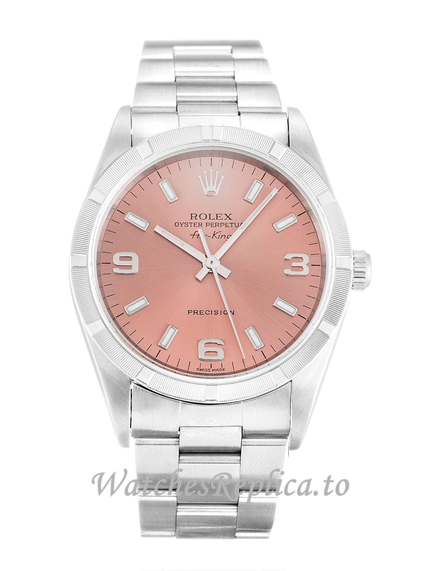 Rolex Air-King Salmon Dial 14010M - WatchesReplica.is