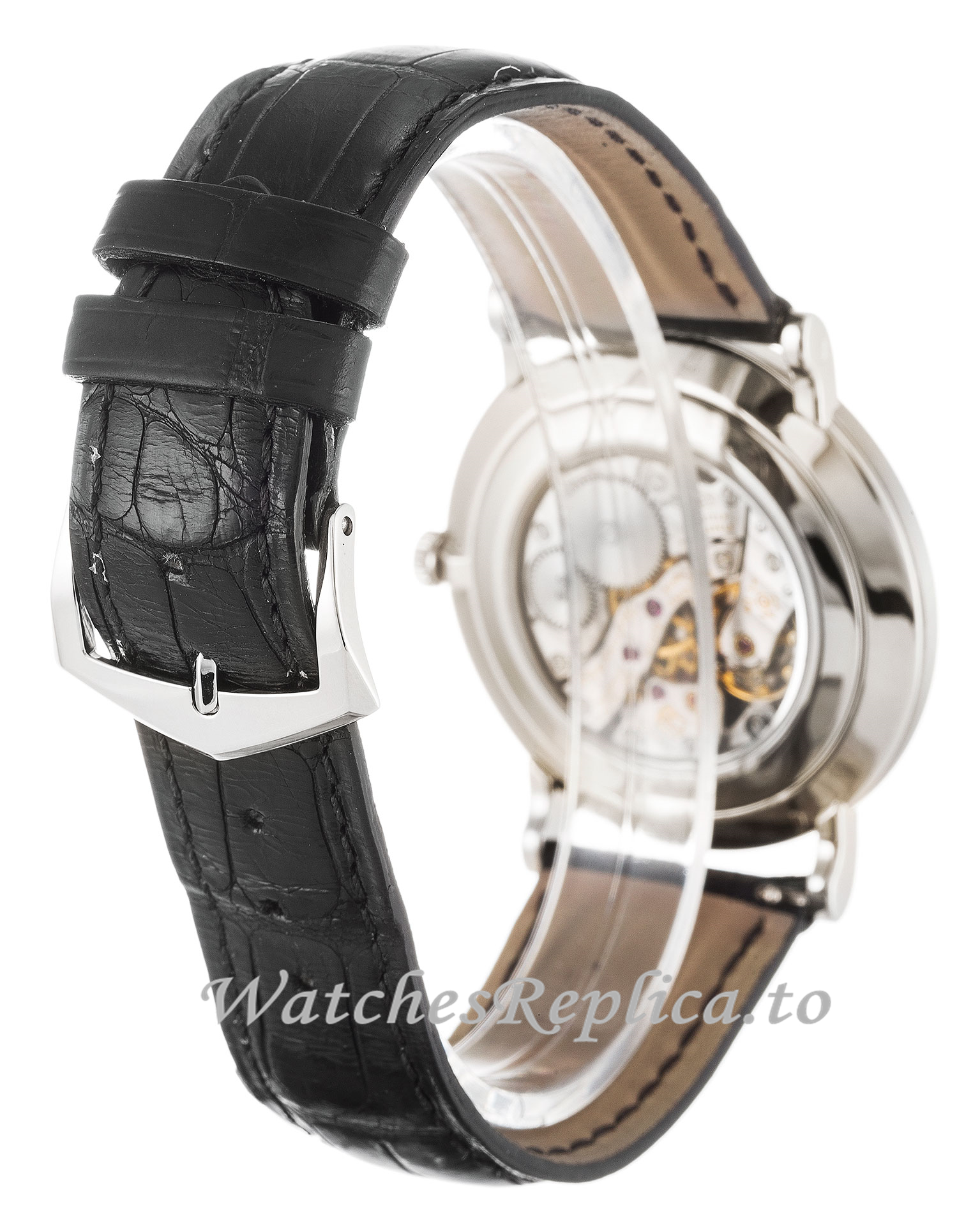 Patek Philippe Calatrava White Dial 5119G 36 MM - WatchesReplica.is