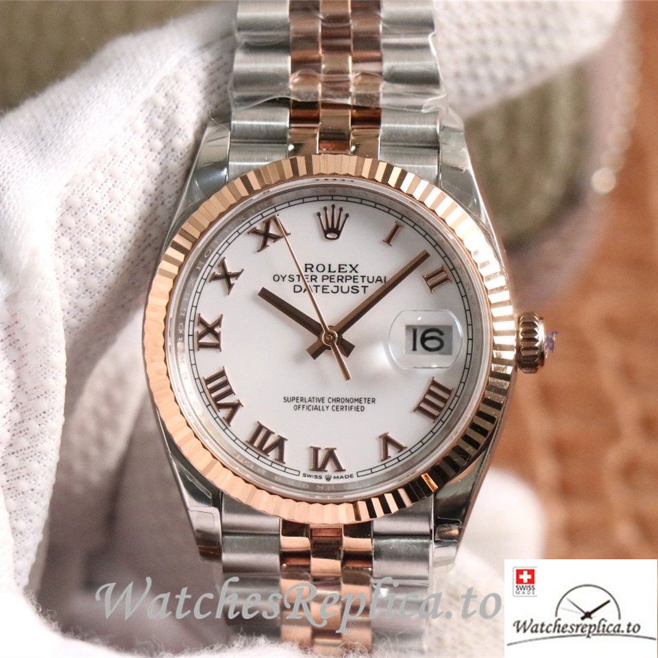 Swiss Rolex Datejust Replica 126233 Stainless steel strap 36MM - WatchesReplica.is