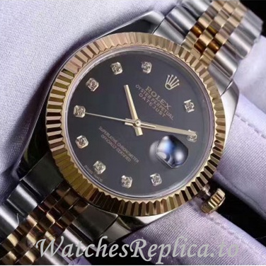 Swiss Rolex Datejust Replica 126233 Stainless steel strap 41MM - WatchesReplica.is