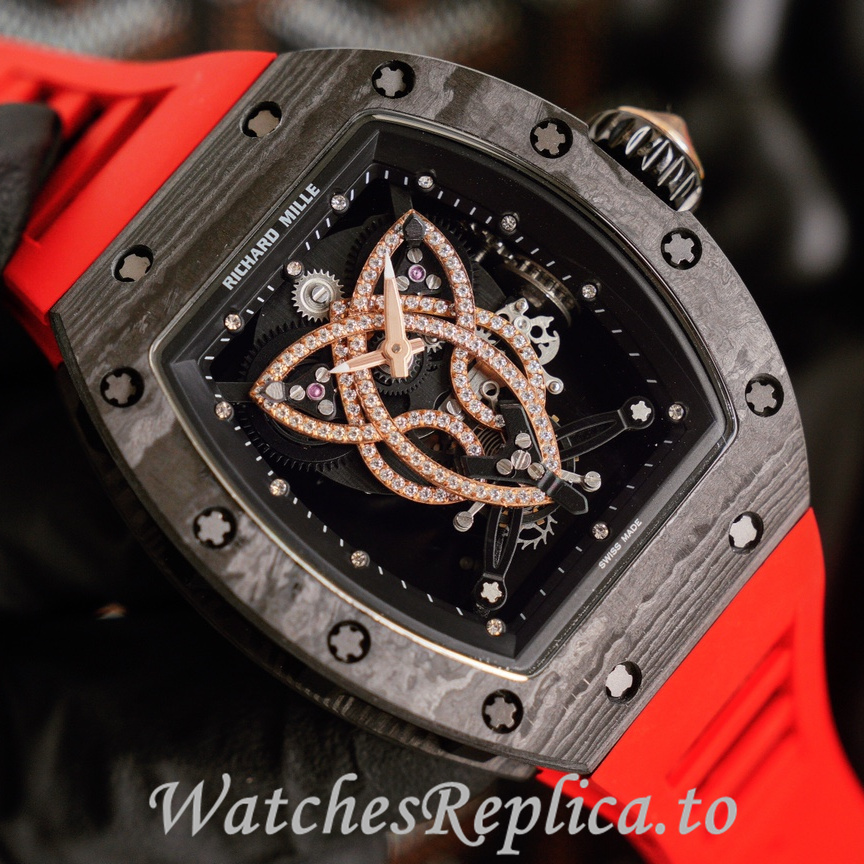 Richard Mille Replica RM019 Rubber strap 50MM - WatchesReplica.is