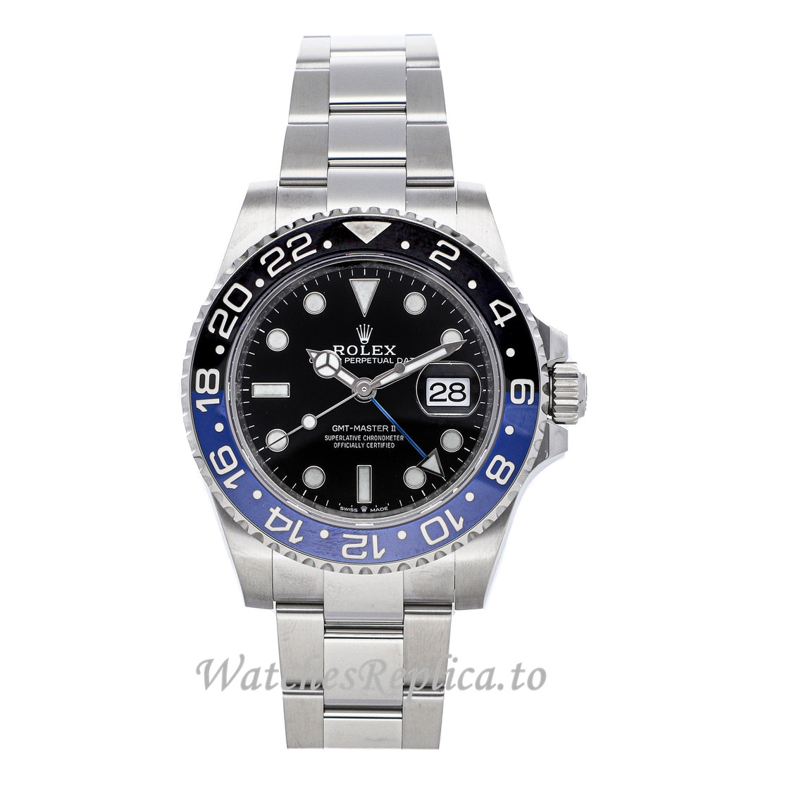 Replica Rolex GMT Master II 126710BLNR 40MM - WatchesReplica.is