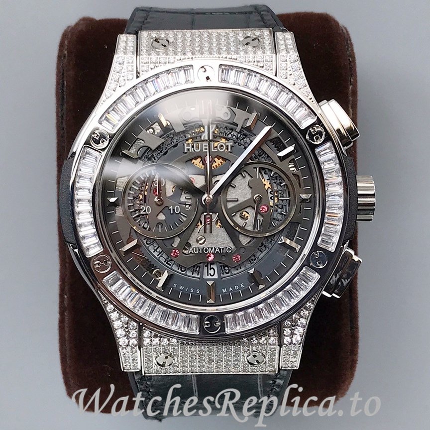 Hublot Replica Classic Fusion Leather strap 45MM - WatchesReplica.is