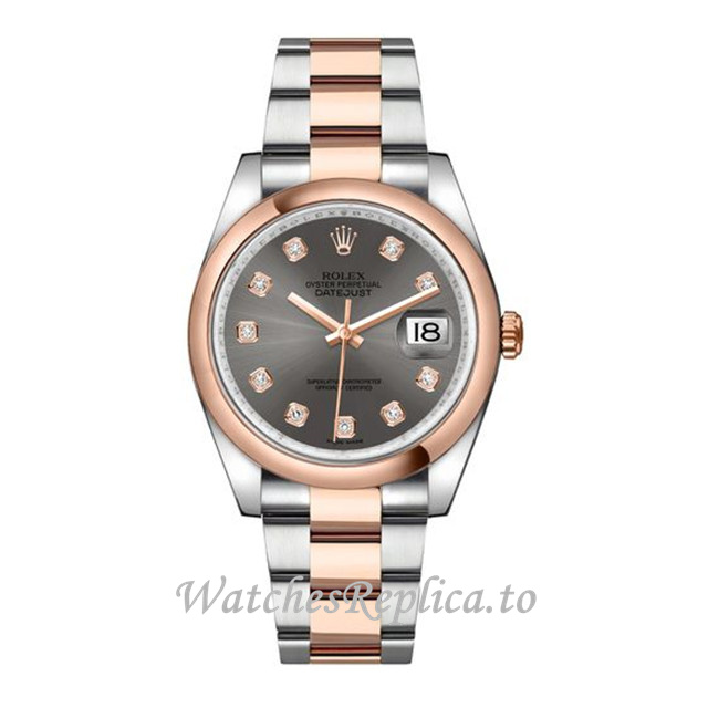 Replica Rolex Datejust 116201-24 36MM Stainless steel strap Mens Watch - WatchesReplica.is