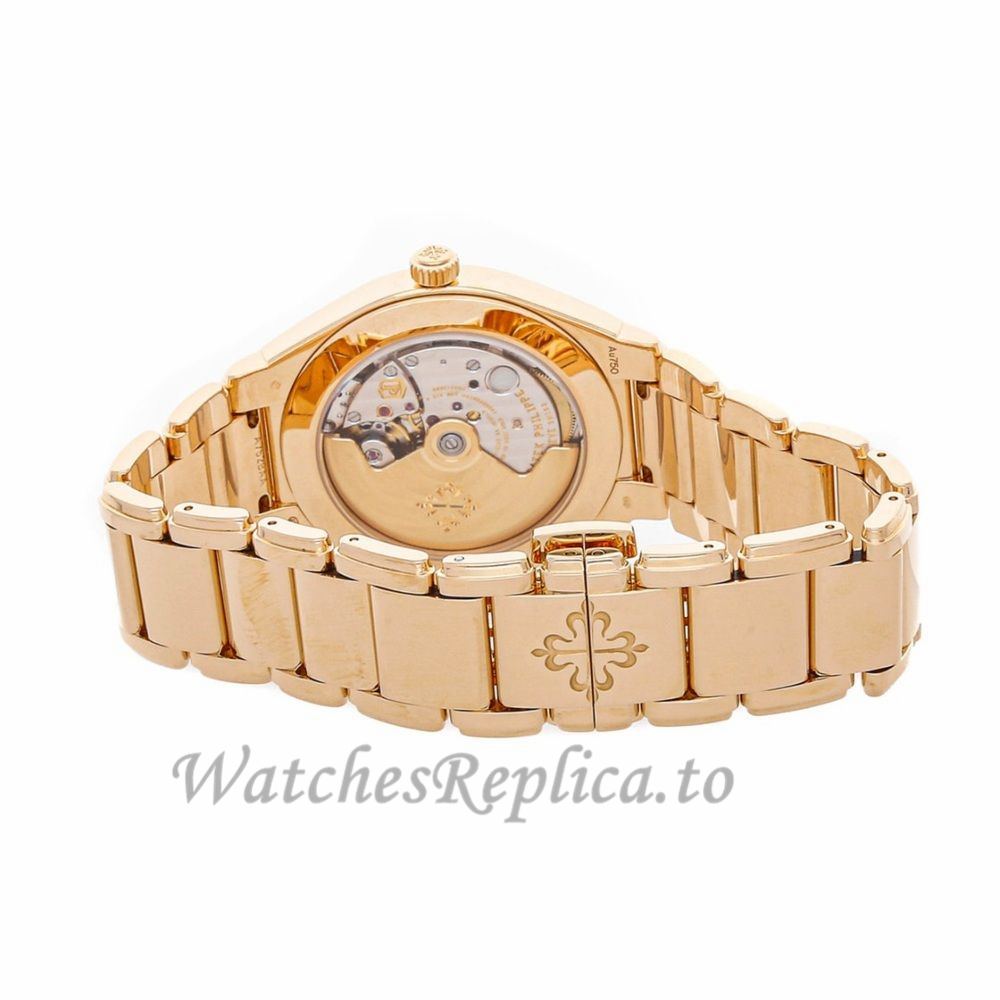 Patek Philippe Twenty 4 Rose Gold Silver Dial 36MM Watch 73001200R010 - WatchesReplica.is