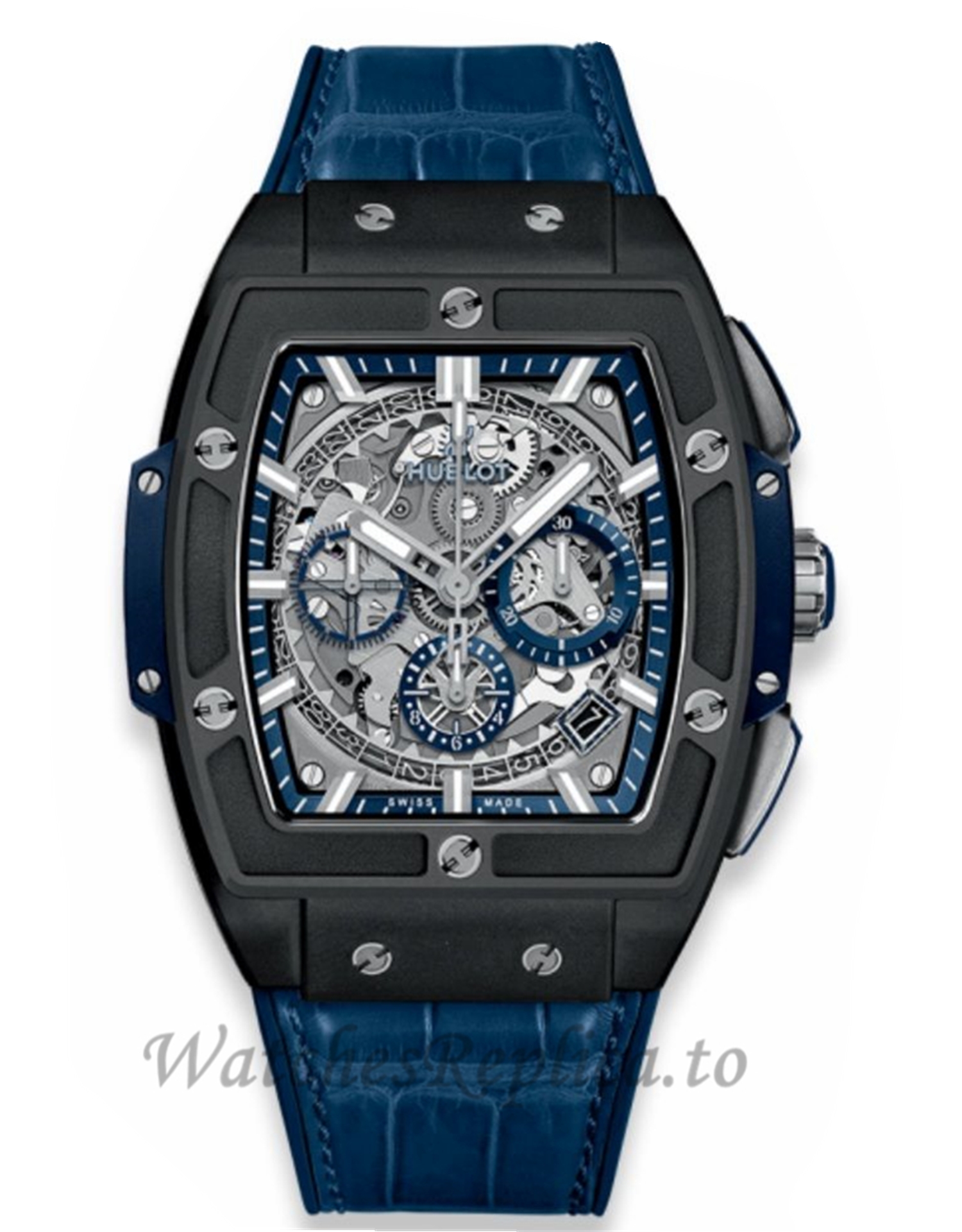 Hublot Replica Spirit of Big Bang Ceramic 44MM Watch 641.CI.7170.LR - WatchesReplica.is