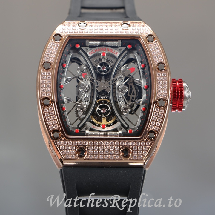 Richard Mille Replica RM53-01 Rubber strap 50MM - WatchesReplica.is