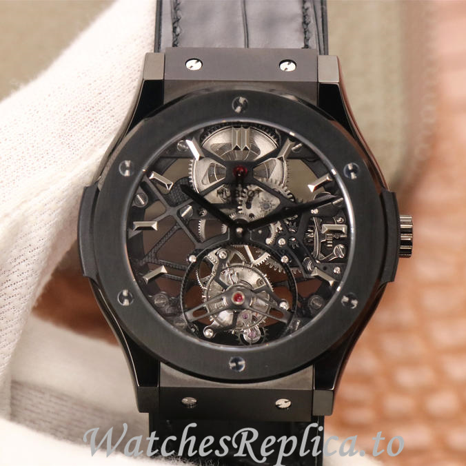 Hublot Replica Classic Fusion Series Leather strap 45MM - WatchesReplica.is