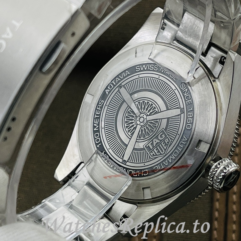 Tag Heuer Replica Autavia Stainless steel strap 42MM - WatchesReplica.is