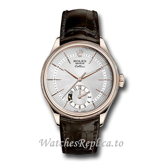 Replica Rolex Cellini 50525sbr 39MM - WatchesReplica.is