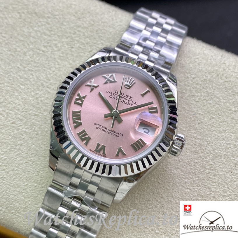 Swiss Rolex Datejust M279174-0017 Replica Stainless steel strap 28MM - WatchesReplica.is