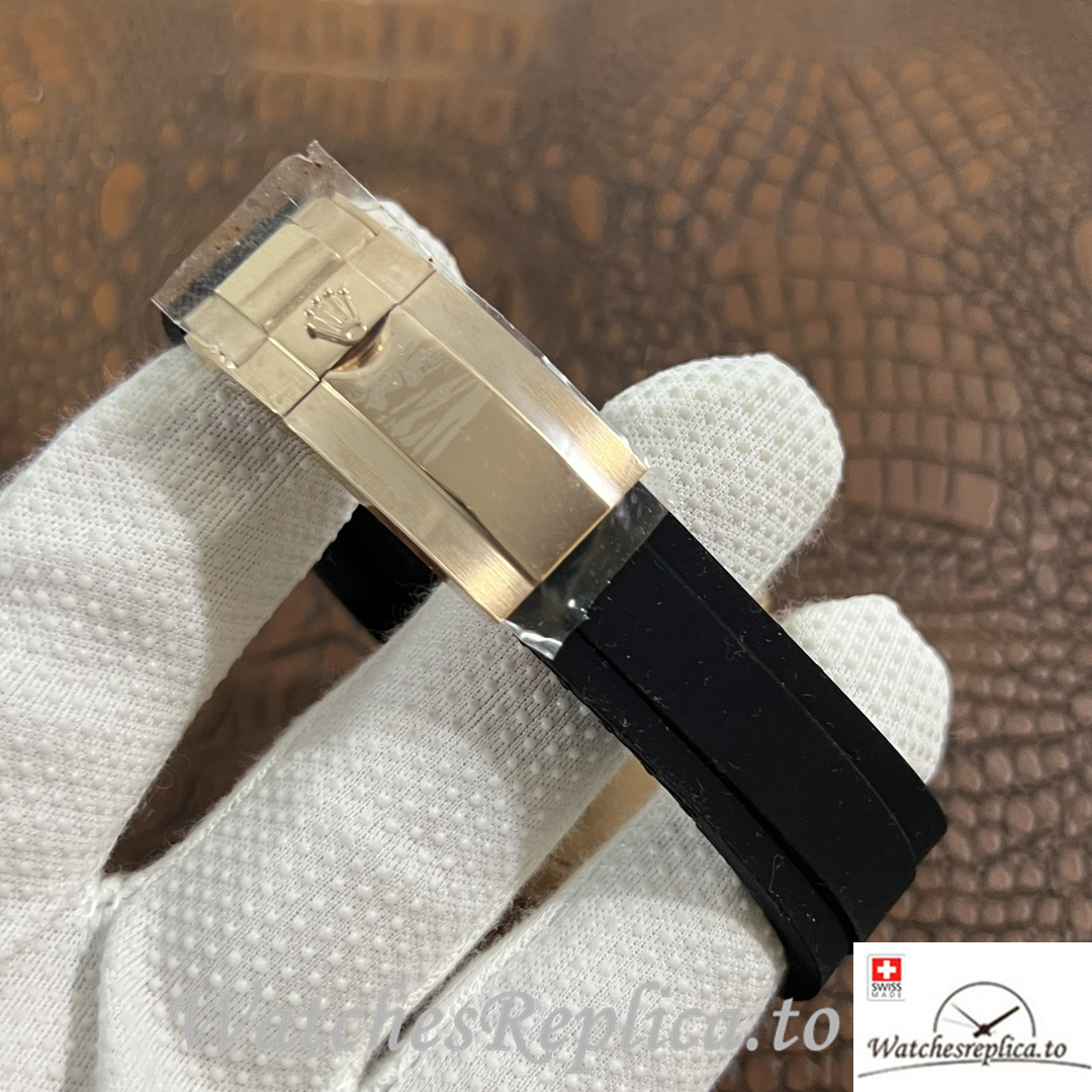 Swiss Rolex Sky Dweller 326938 Replica Rubber strap 42MM - WatchesReplica.is