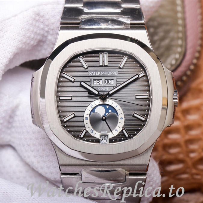 Patek Philippe Replica Nautilus 5726 Stainless steel strap 40.5MM - WatchesReplica.is