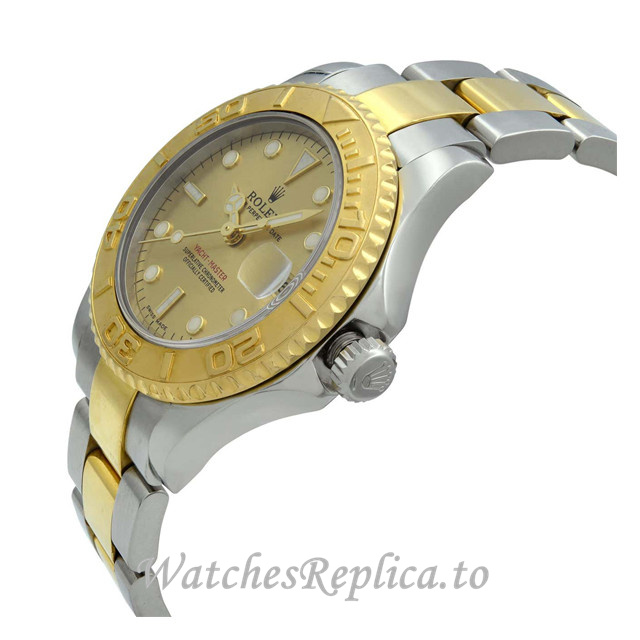 Replica Rolex Yacht-Master 168623 CH 29MM Stainless steel strap Ladies Watch - WatchesReplica.is