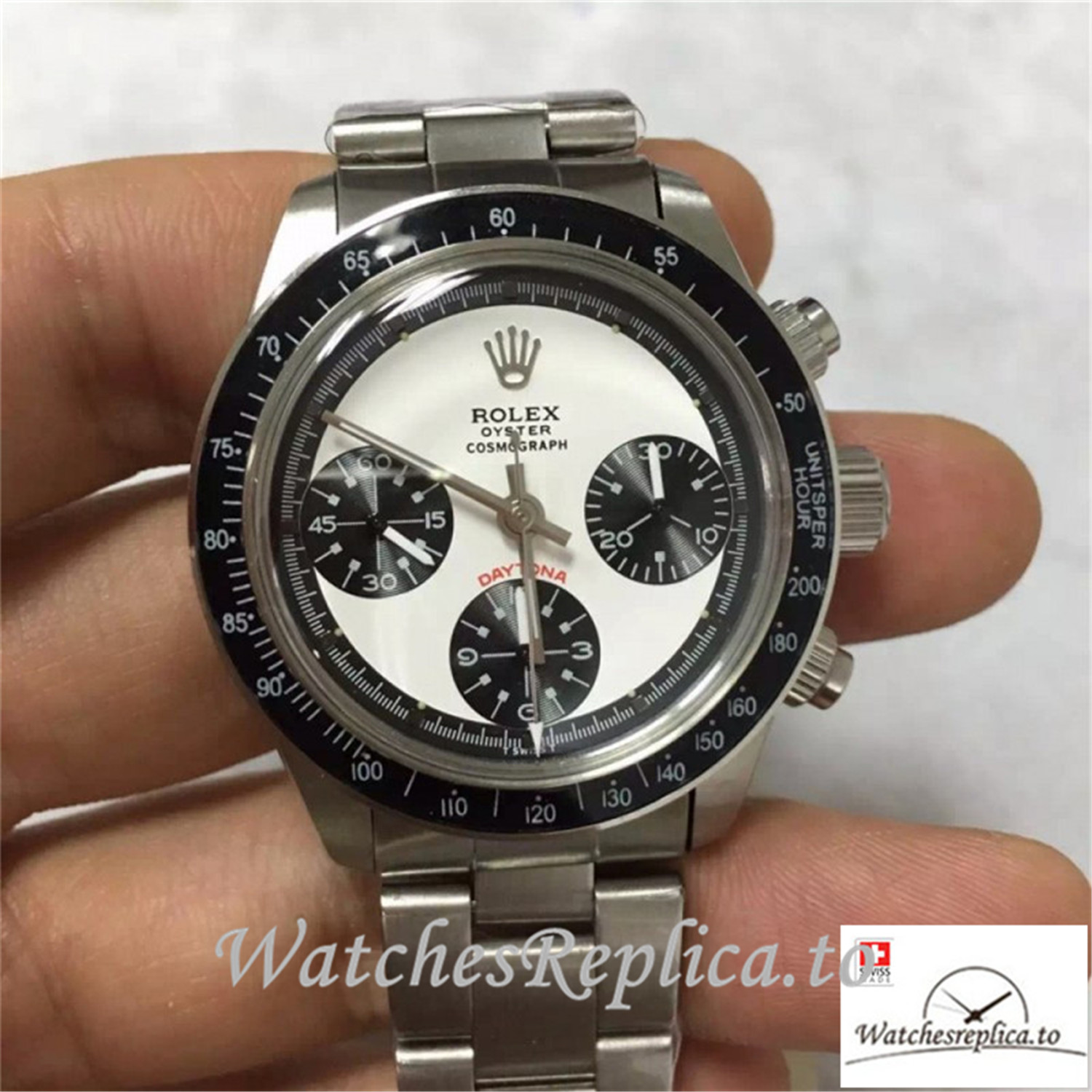 Swiss Rolex Daytona Cosmograph Replica 6263 Black Bezel 40MM - WatchesReplica.is