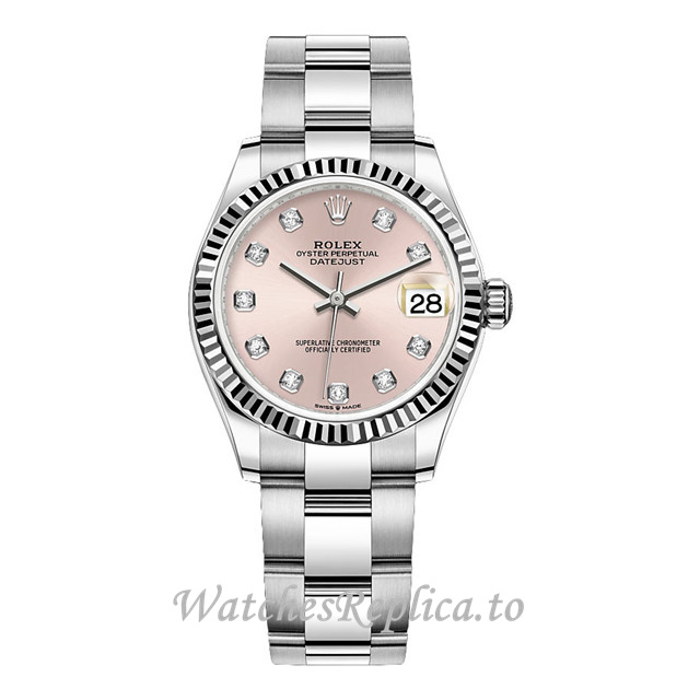 Replica Rolex Datejust m278274-0031 31MM Stainless steel strap Ladies Watch - WatchesReplica.is