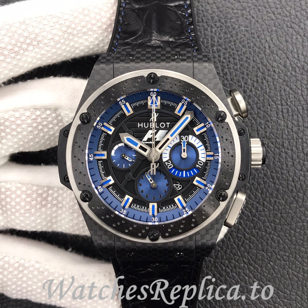 Hublot Replica King Power F1 Rubber strap 45MM - WatchesReplica.is