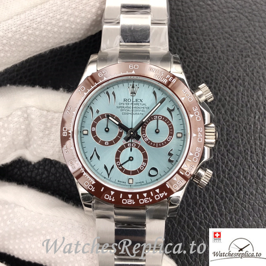 Swiss Rolex Daytona Replica 116506 Stainless steel strap 40MM - WatchesReplica.is