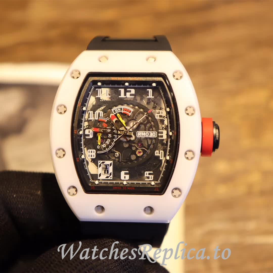 Richard Mille Replica RM030 Rubber strap 50MM - WatchesReplica.is