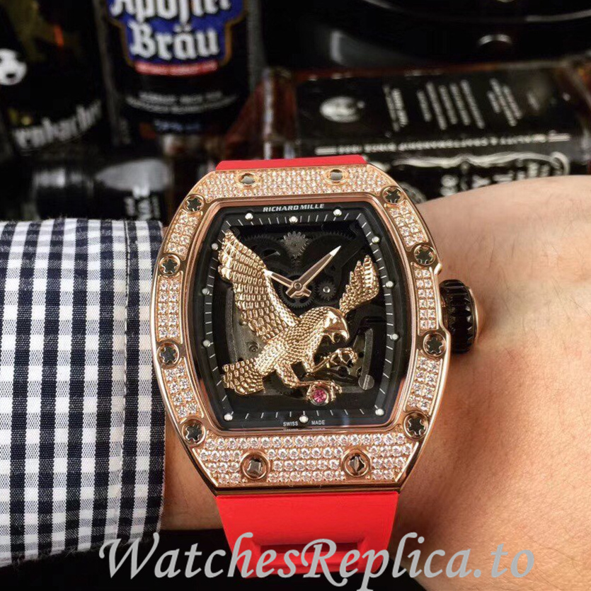 Richard Mille Replica RM23-02 Rubber strap 50MM - WatchesReplica.is