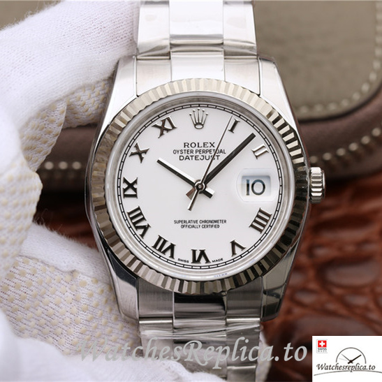 Swiss Rolex Datejust 116234-0090 Stainless steel strap 36MM - WatchesReplica.is