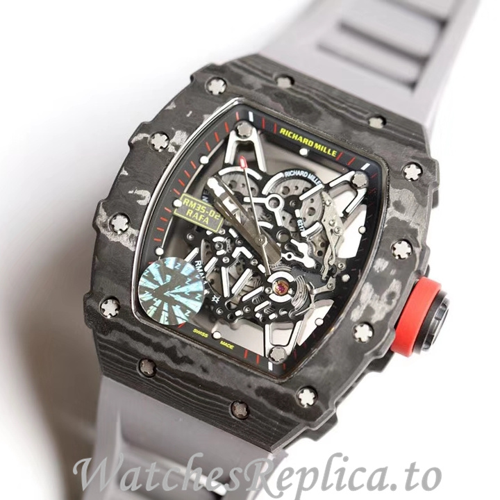 Richard Mille Replica RM35-02 Rubber strap 50MM - WatchesReplica.is