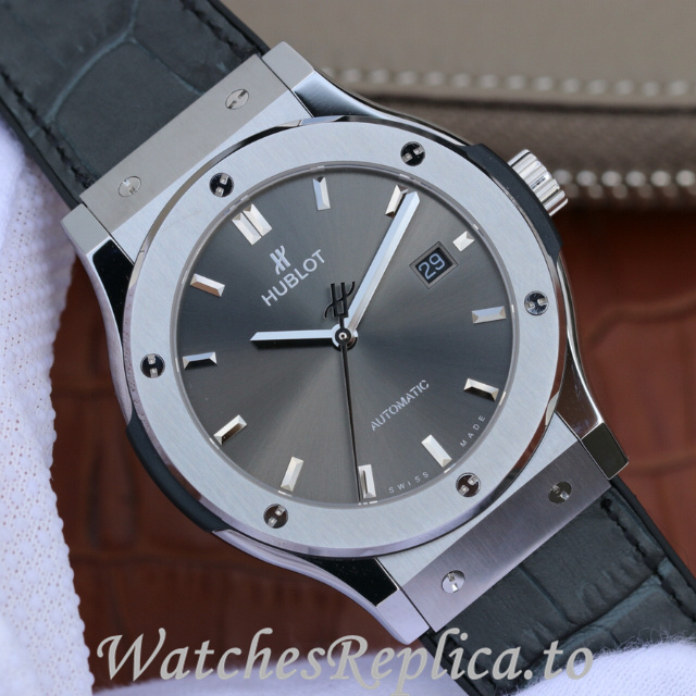 Hublot Replica 511.NX.1170.LR Leather strap 45MM - WatchesReplica.is